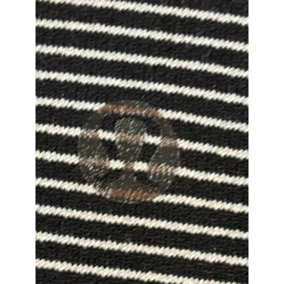 Lululemon Swiftly Tech Run Racerback Strap White & Black Striped Tank Top Size 4 - Picture 3 of 4